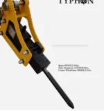 11-in-1 Mini Excavator Attachment Combo Kit - All Essential Tools for Worksites - Image 8