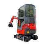 1-Ton, Kubota Engine Mini & Small Excavator w/Air Conditioning, Side Swing & Enclosed Cab | AGT-KH18K-CC - Image 6