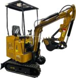 1 ton, 13.5HP RATO Mini Excavator w/ pilot control system | AGT-H15R - Image 11
