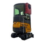 1-ton, Rato Engine Mini Excavator w/Air Conditioning & Enclosed Cab & Side Swing & Hydraulic Thumb | AGT-QK18RXS-C - Image 6
