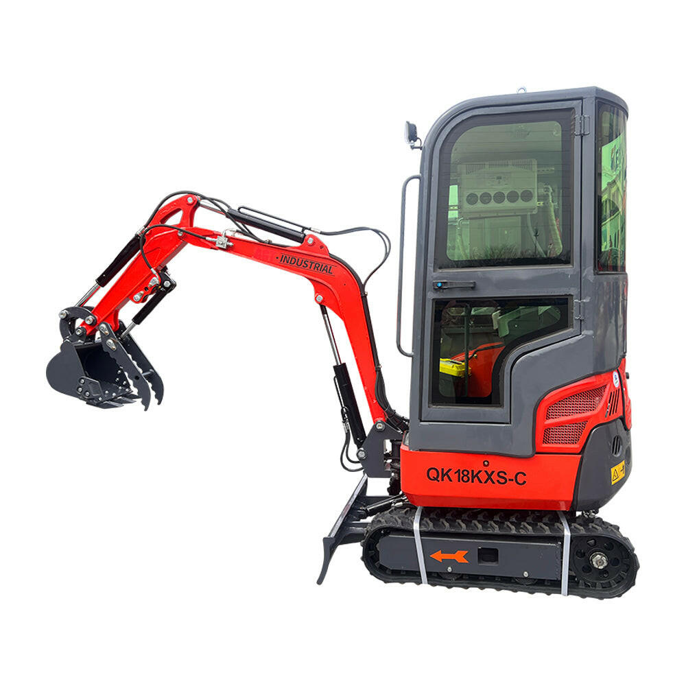 1-ton-kubota-engine-mini-small-excavator-w-air-conditioning-1 1-Ton, Kubota Engine Mini & Small Excavator w/Air Conditioning, Side Swing & Enclosed Cab | AGT-KH18K-CC - Image 1