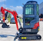 TYPHON TERROR XVIII Prestige 2 Ton Mini Excavator KUBOTA D902 Diesel Engine USA with 12 attachments - Image 2