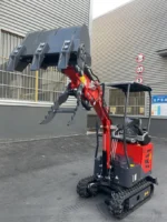 AGT Updated Model 1 Ton Mini Small Excavator, With Hydraulic Thumb and Pilot System ,Dual Display and Swing Boom For Sale | AGT-DM12X-PLUS - Image 4
