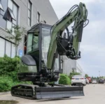 TYPHON TERROR XXV Diesel Mini Excavator 2.7 Ton, 25.1 hp Kubota D1105 RetractableTracks, AC Cabin - Image 15