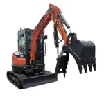2.8 Ton, Kubota Diesel Engine Mini Excavator w/ Hydraulic Thumb | CFG-35UF - Image 2