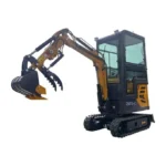 AGT 13.5 HP B&S 1 Ton Mini Small Cab Excavator, With Hydraulic Thumb and Swing Boom ,Gasoline For Sale | AGT-DM13-C - Image 5