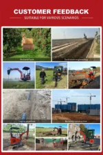 3.5 Ton Industrial Mini Excavator with 24HP kubota Engine & Enclosed Cab | HUAYEE HY35C + 12 Attachments FREE - Image 5