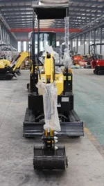 In USA Mini Excavator 1 Ton Digger 13.5hp Gas Tracked Crawler B&S EPA Engine - Image 3