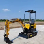 In USA Mini Excavator 1 Ton Digger 13.5hp Gas Tracked Crawler B&S EPA Engine - Image 8