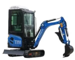 2025 4000 lb TYPHON TERROR XVII Cabin Mini Excavator Rubber Track with Kubota D902 Diesel Engine - Image 3