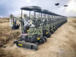 TYPHON TERROR XIII Mini Excavator - 1.3 Ton Trench Digger with Canopy, Hydraulic Thumb Clip, 13.5hp B&S Engine USA - Image 4