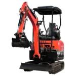2025 4,000 lb TYPHON TERROR XX Mini Excavator Rubber Track with Kubota D902 Diesel Engine USA - Image 2
