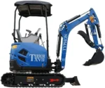 2025 3800 lb TYPHON TERROR XVII Mini Excavator Rubber Track with Kubota D902 Diesel Engine - Image 4