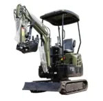 TYPHON TERROR XIII Mini Excavator - 1.3 Ton Trench Digger with Canopy, Hydraulic Thumb Clip, 13.5hp B&S Engine USA