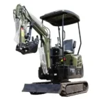TYPHON TERROR XIII Mini Excavator - 1.3 Ton Trench Digger with Canopy, Hydraulic Thumb Clip, 13.5hp B&S Engine USA