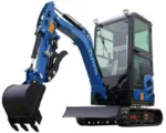 2025 4000 lb TYPHON TERROR XVII Cabin Mini Excavator Rubber Track with Kubota D902 Diesel Engine - Image 2