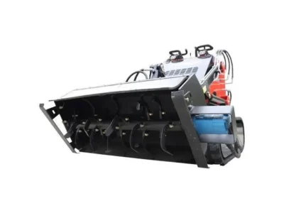 Skid Steer Loader Rotary Plow Tiller Attachment USA - Image 2