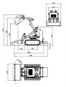 Skid Steer Loader Wheeled 22.1 HP Honda EPA Gasoline Engine for Gardens, Farming - Image 10