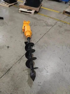 2.5 ton Excavator Attachment Hydraulic Earth Auger Post Hole Digger 8inch Dia - Image 3