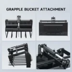 38″ Hydraulic Root Grapple Attachment For Mini Skid Steer Loader - Image 4
