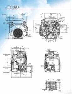 Skid Steer Loader Tracked 22.1 HP Honda EPA Gasoline Engine for Gardens, Farming - Image 2